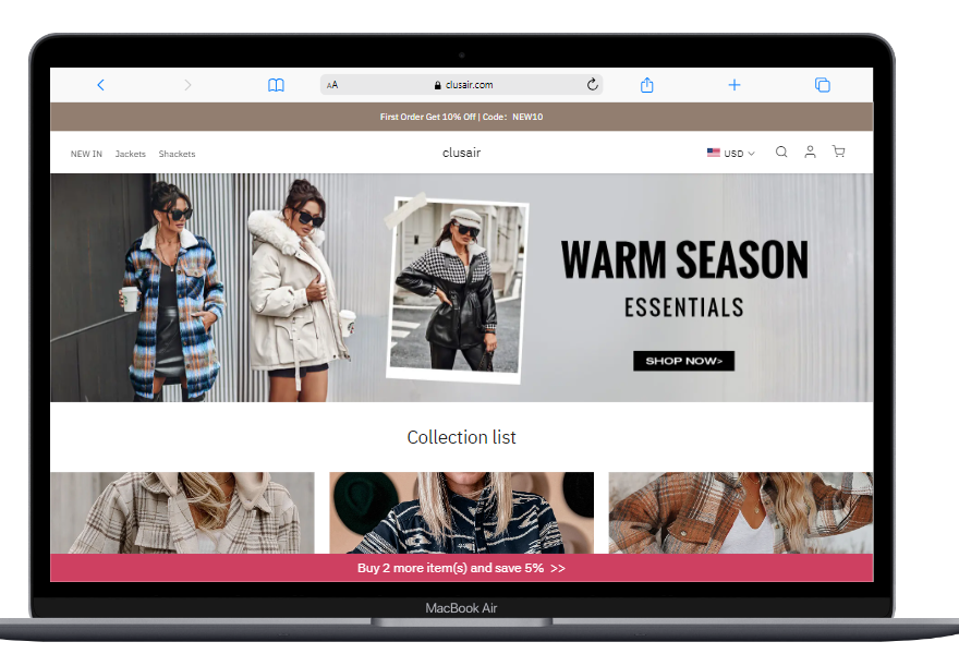 Clusair Clothing Reviews